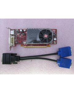 Radeon HD 2400 XT 256MB Low Profile Video Card + Splitter Y Cable